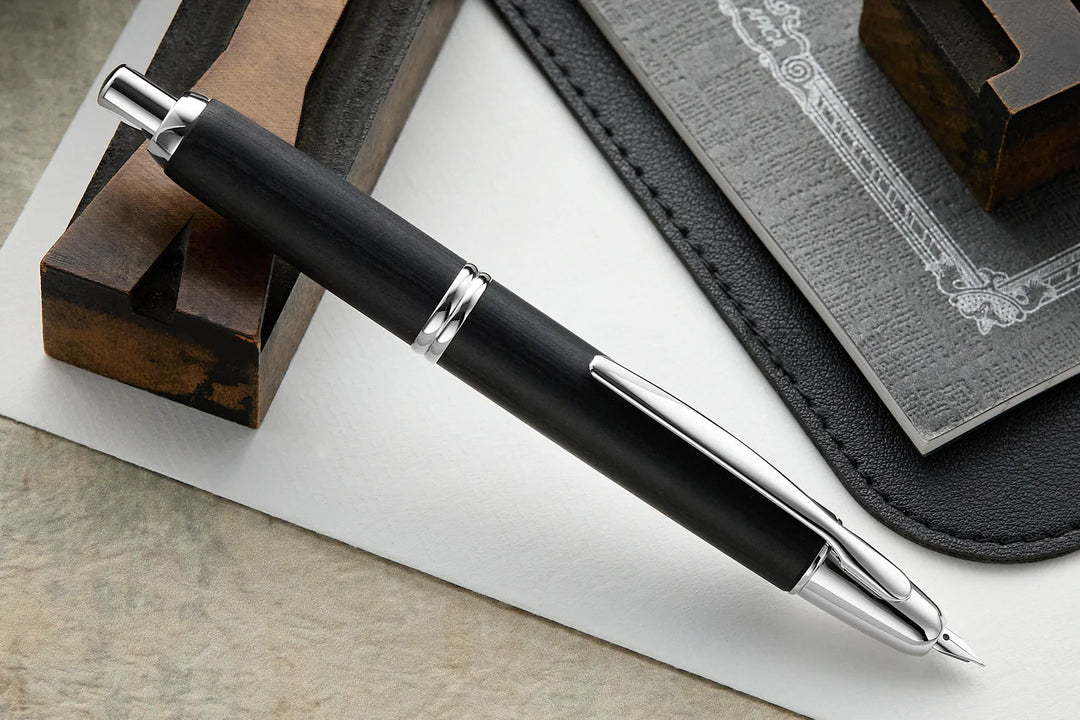 Vanishing Point Fountain Pen | Birchwood Black