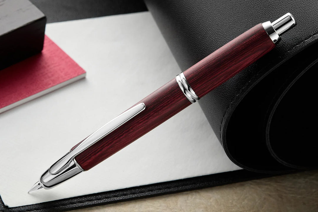 Vanishing Point Fountain Pen | Birchwood Red