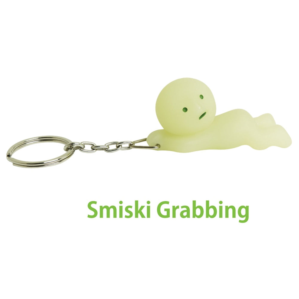 Smiski Keychain Grabbing Smiski Keychain Grabbing
