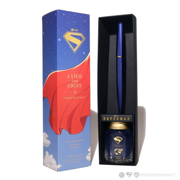 A View from Above | Superman Pen and Ink Set | Limited Edition
