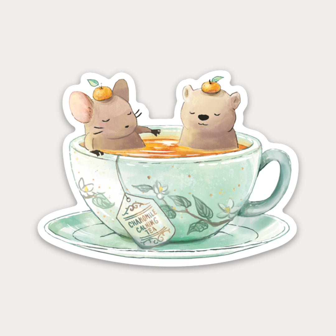 Teatime Calm | Vinyl Sticker