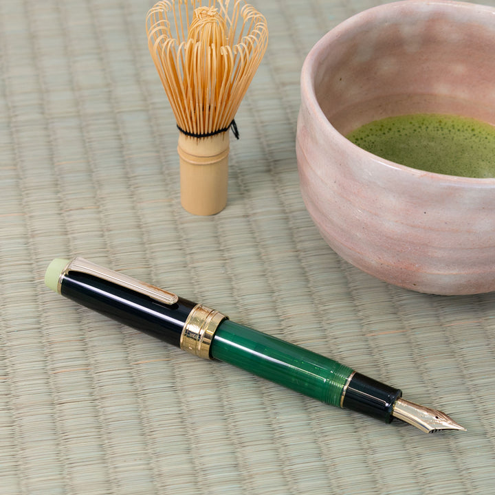 King of Pens Fountain Pen | Tea Time | Japanese Tea Ceremony Matcha | Limited Edition