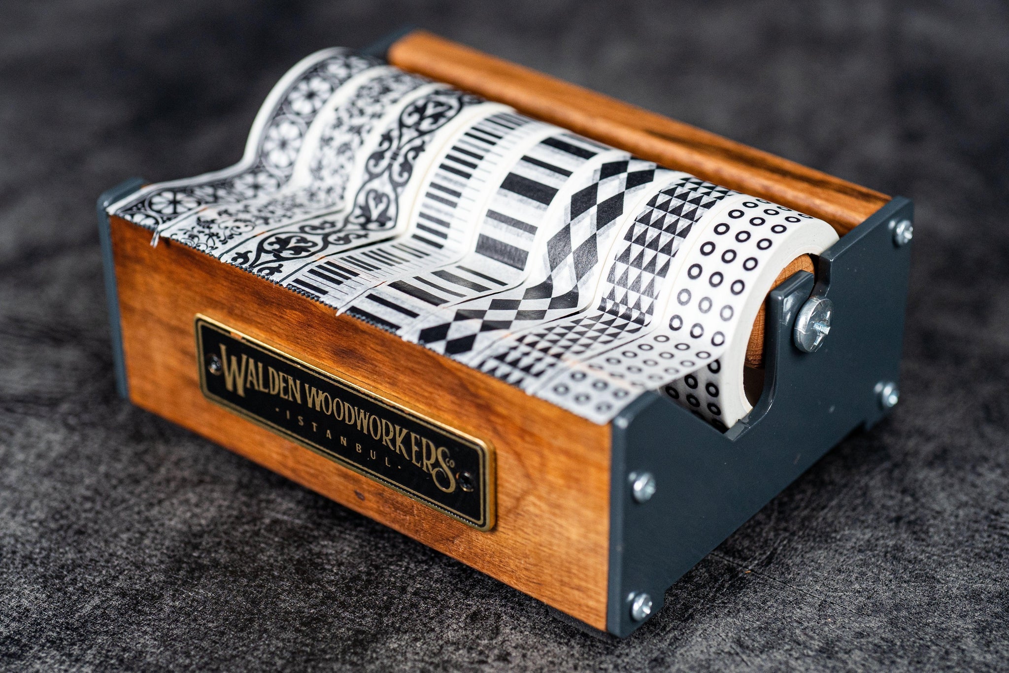 Walnut Wood Multi-Washi Tape Dispenser | Medium – The Paper Mouse