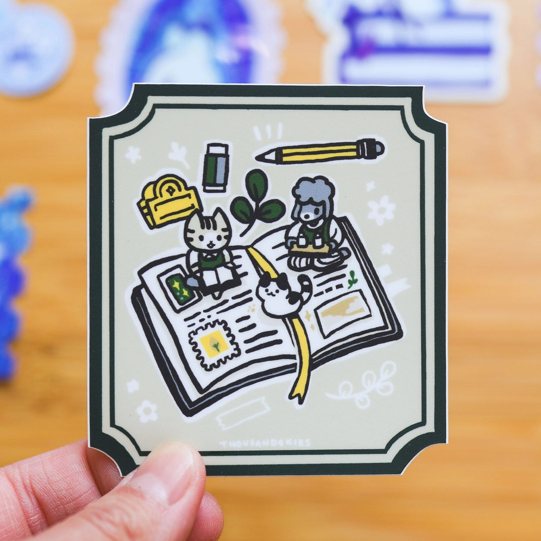 Open Book | Vinyl Sticker