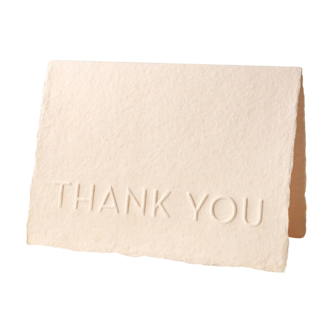Blind Embossed Thank You | 6 Card Set