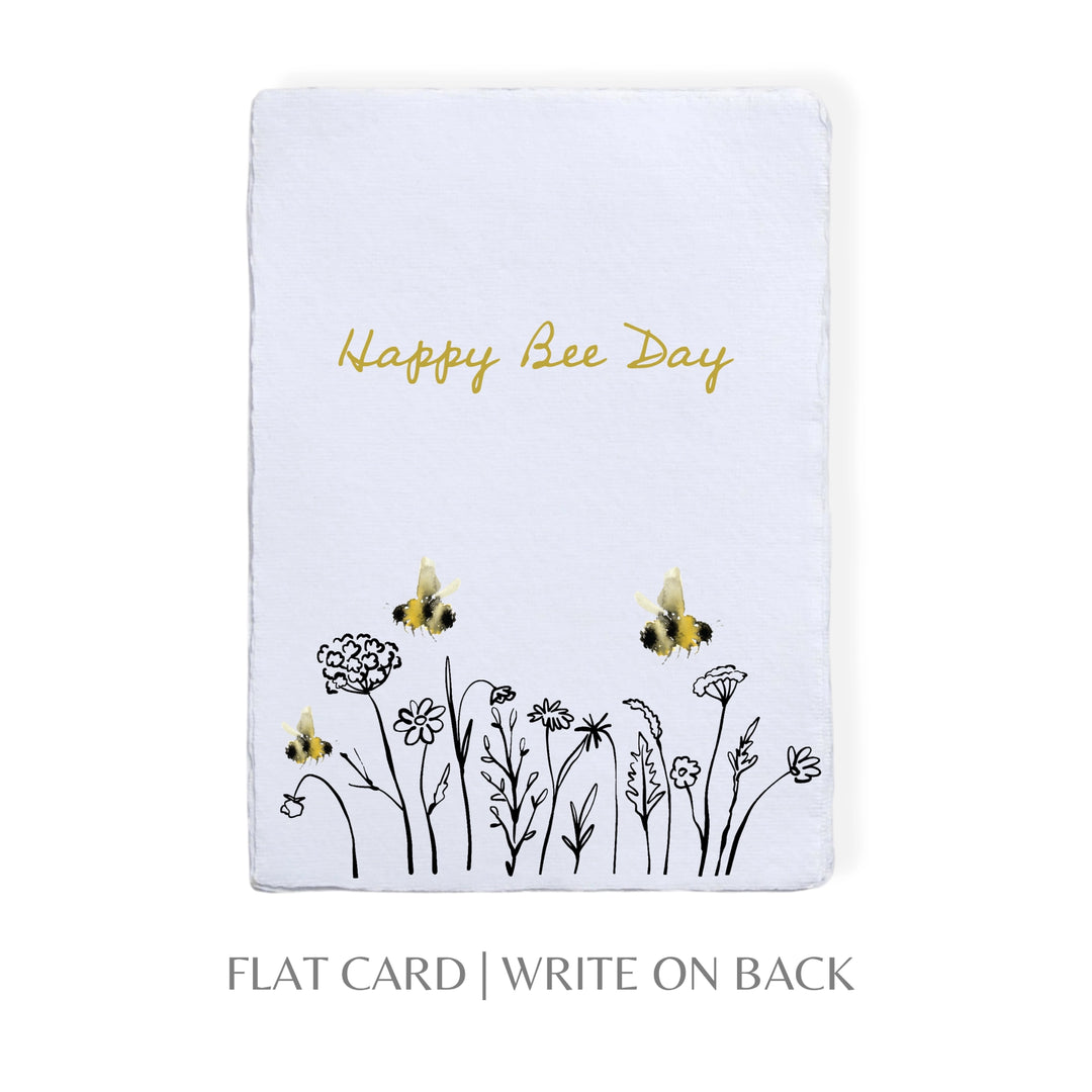 Happy Bee Day Birthday | Greeting Card