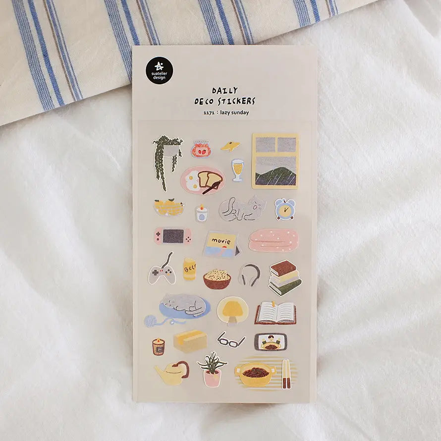 Lazy Sunday Sticker Sheet
