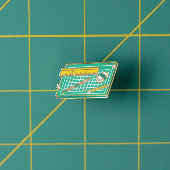 Cut and Create Enamel Pin
