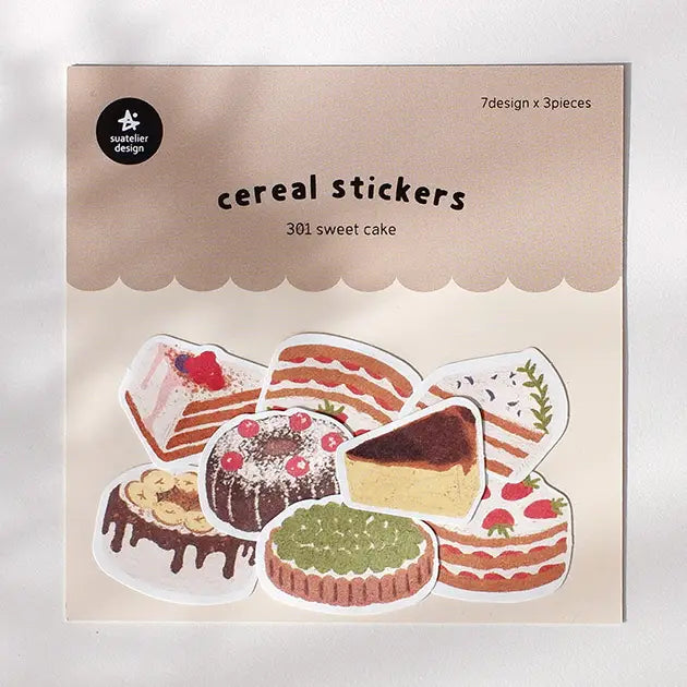 Sweet Cake Stickers Set