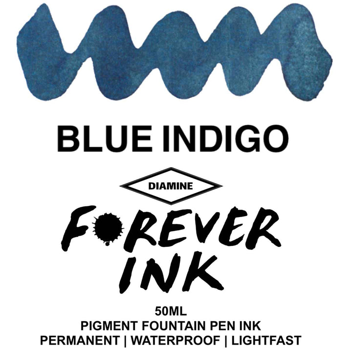 Blue Indigo Diamine Forever Ink