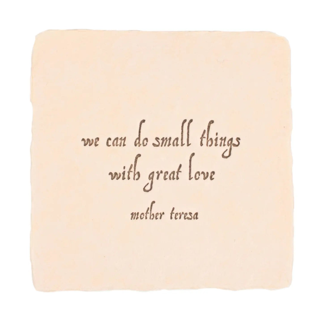 Mother Teresa Quote Petite Note