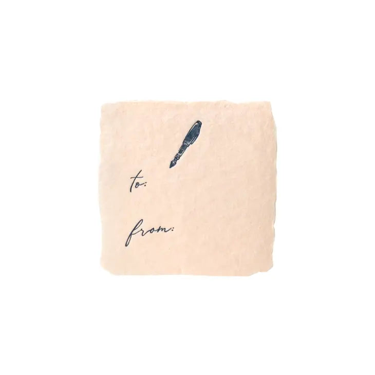 Petite Pen Handmade Gift Tag
