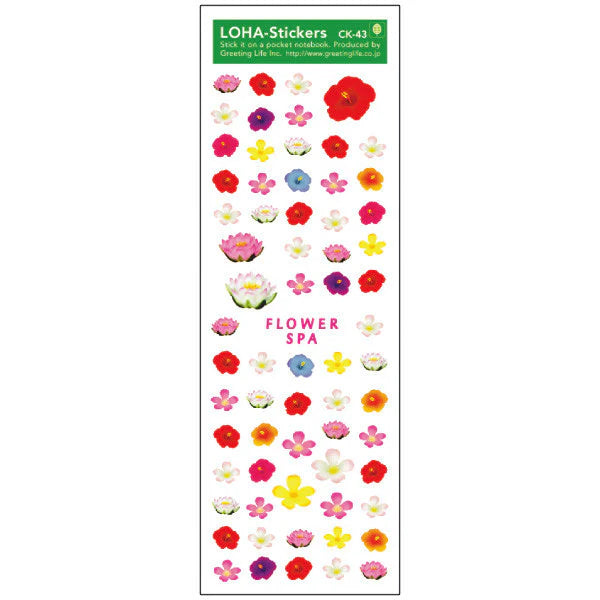 Flower Spa LOHA Sticker Sheet
