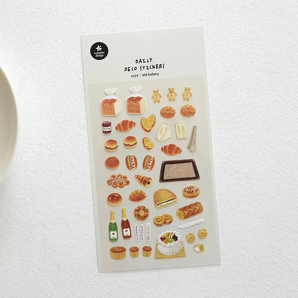 Old Bakery Sticker Sheet