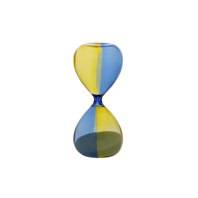 Bicolor Handmade Hourglass | Yellow x Light Blue