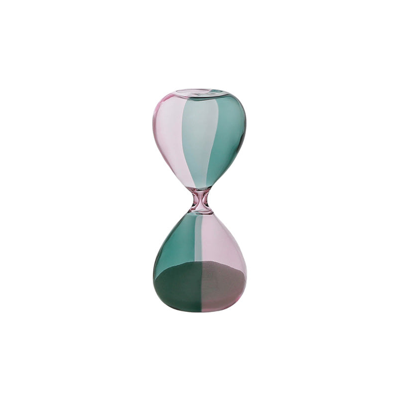 Bicolor Handmade Hourglass | Pink x Turquoise Blue