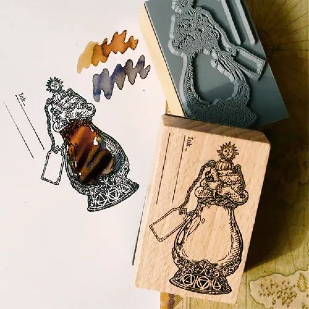A Log of Elixir Wooden Stamp