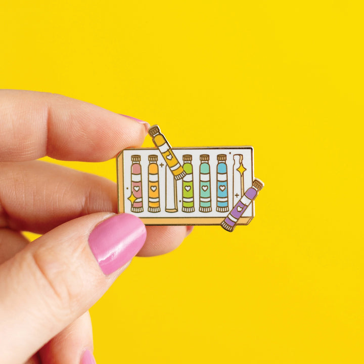 Pastel Paint Set Enamel Pin