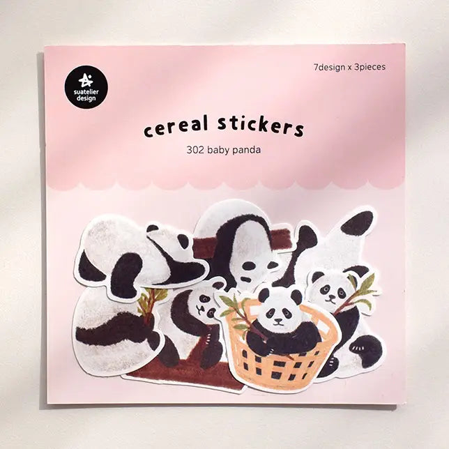 Baby Panda Stickers Set