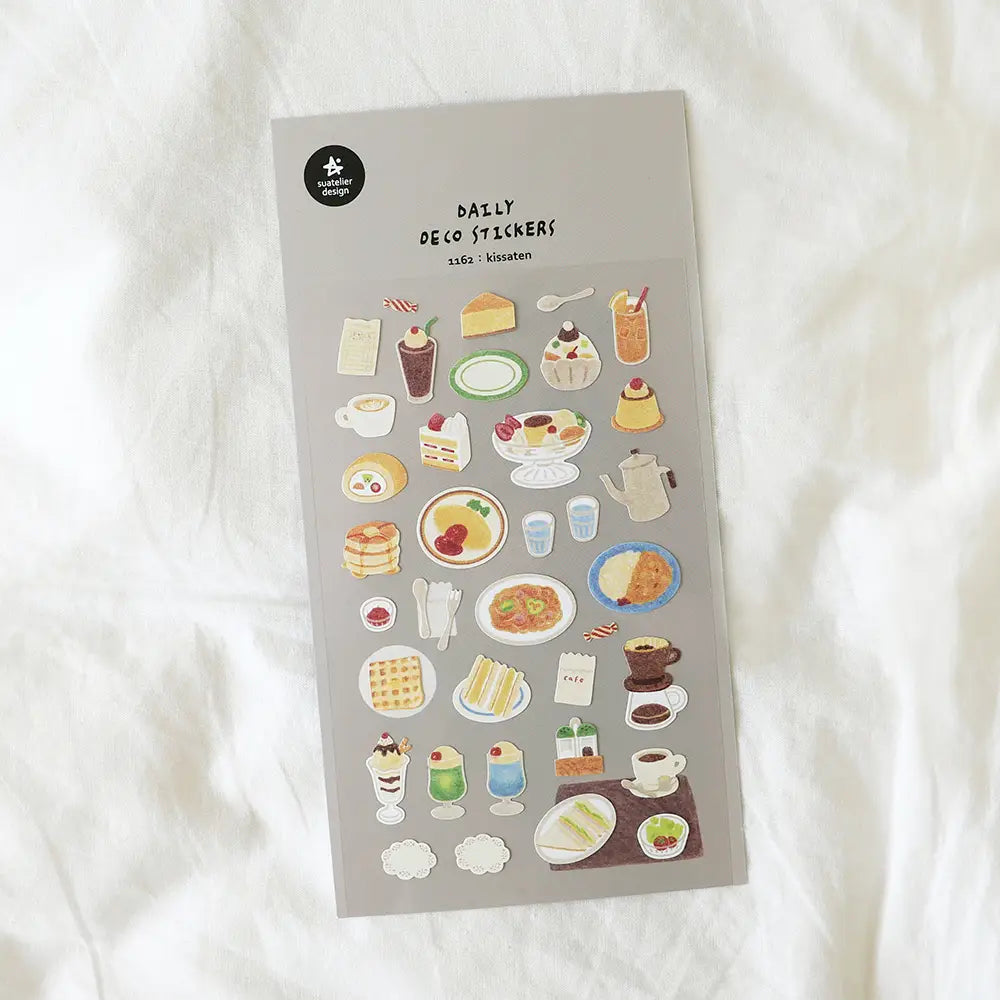 Kissaten Japanese Cafe Sticker Sheet