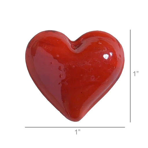 Glass Red Heart