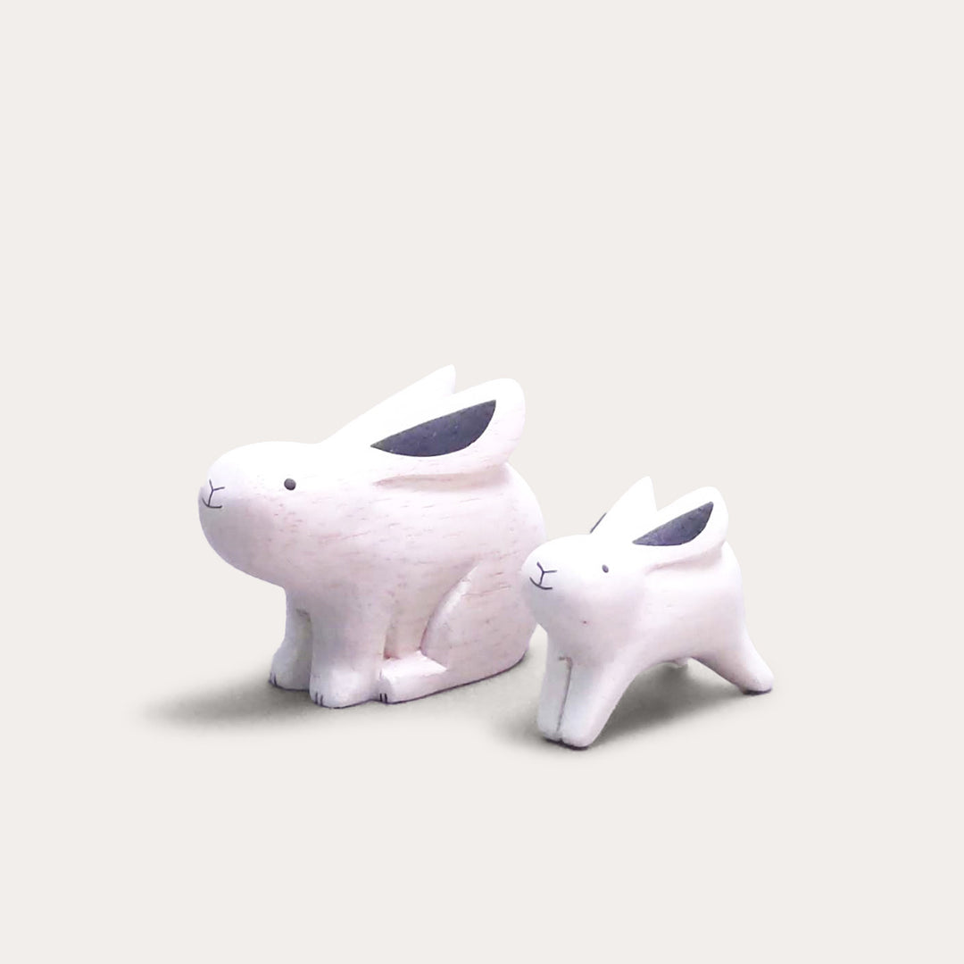 Rabbit Pair | Wooden Animal