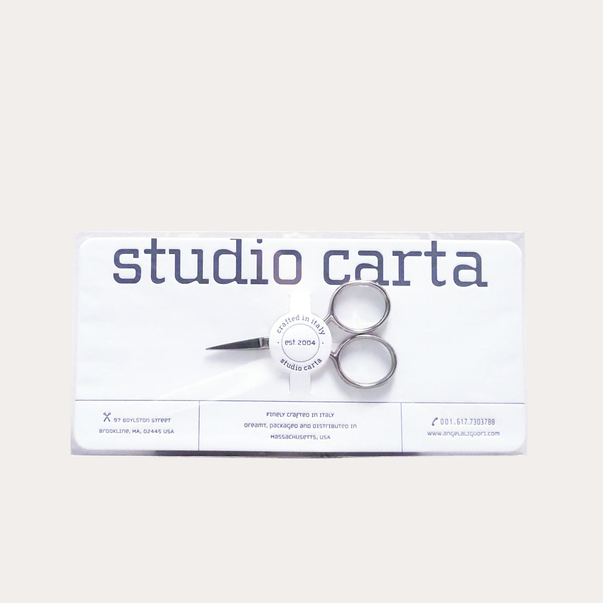 Ribbon Scissors Gold Handle by Studio Carta Small — Scribe Fine Papers