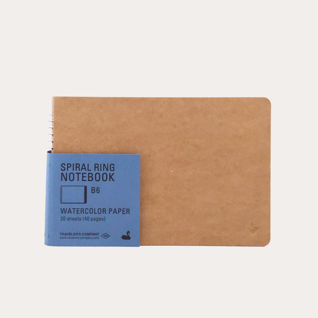 TRC SPIRAL RING NOTEBOOK | B6 Watercolor Notebook