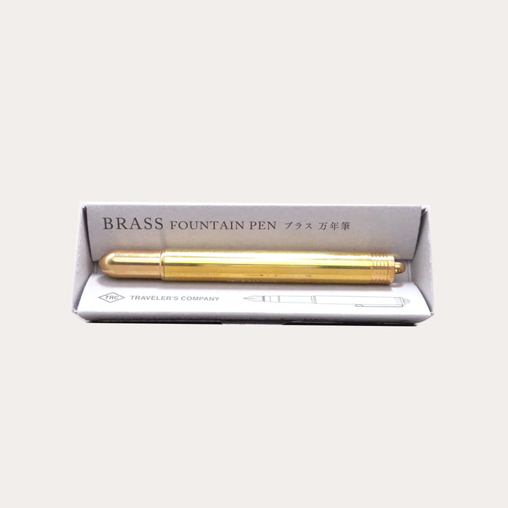 TRC BRASS FOUNTAIN PEN | Fine