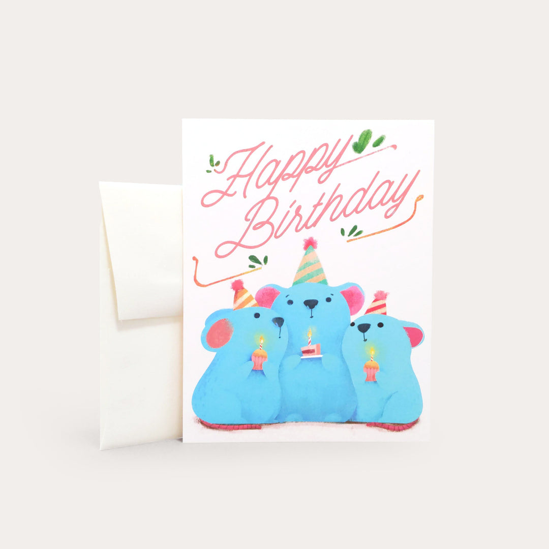 Mice Birthday | Greeting Card *