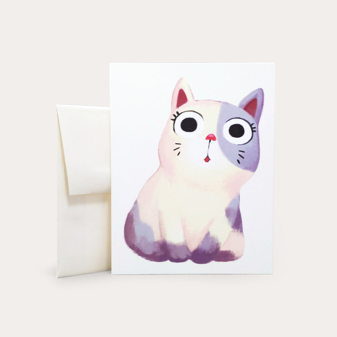 Chubby Cat | Greeting Card *
