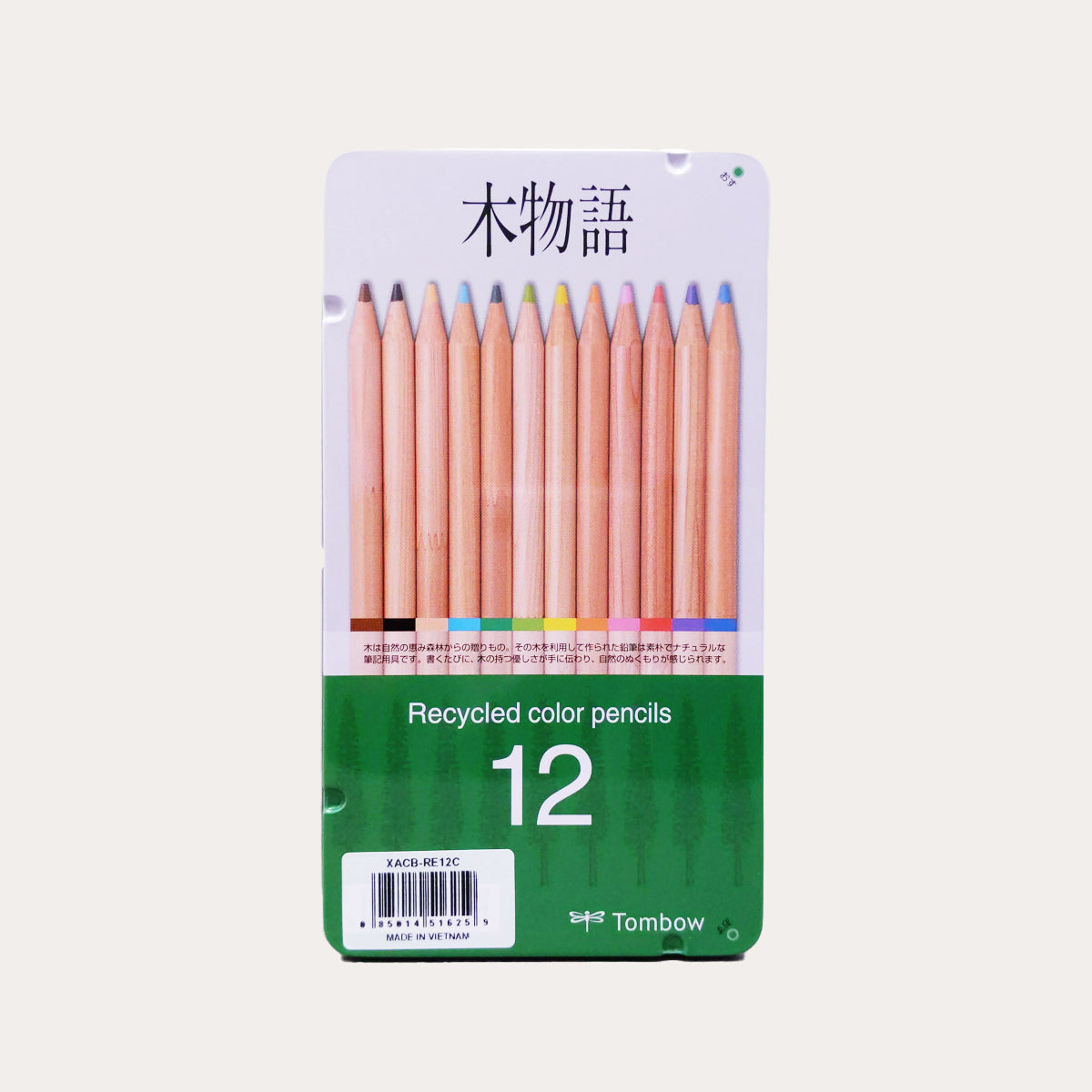 Tombow - Recycled Coloured Pencil - Set of 12