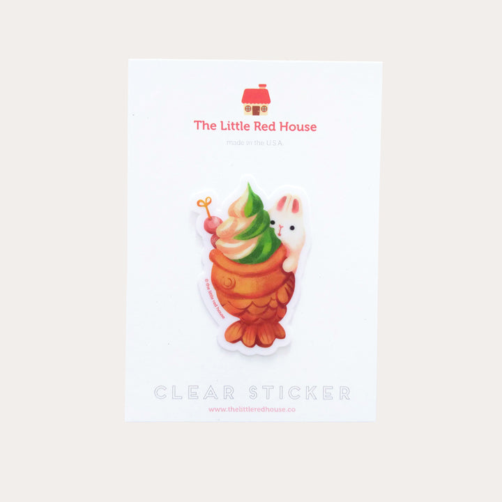 Taiyaki with Bunny | Vinyl Sticker *
