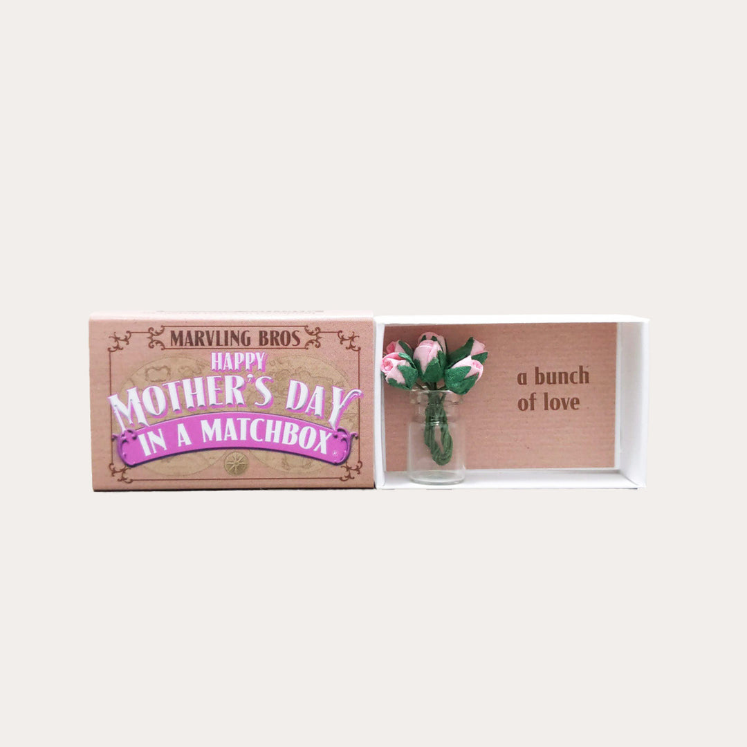 Happy Mother's Day in a Matchbox | Blooming Roses