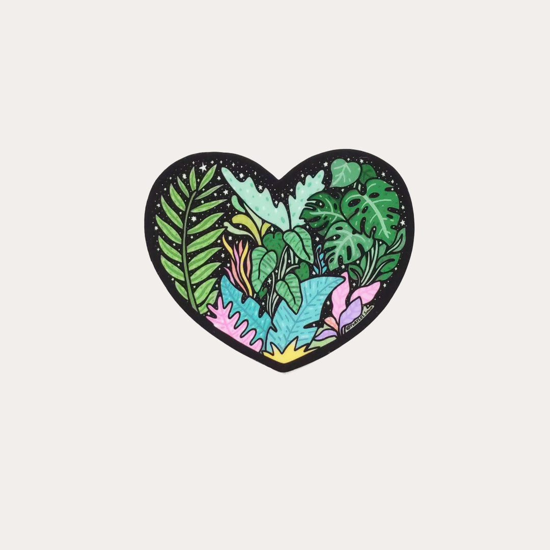 Tropical Heart | Vinyl Sticker *