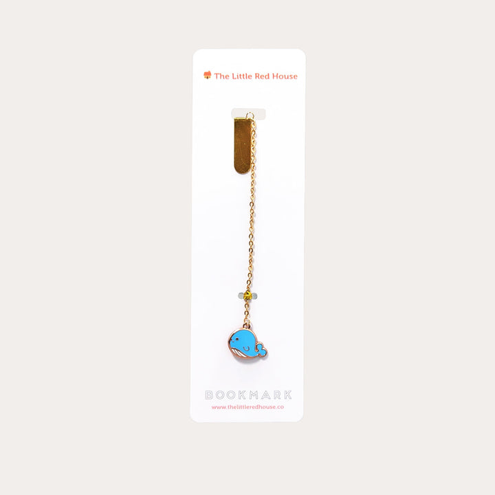 Kore Whale | Rose Gold Enamel Bookmark
