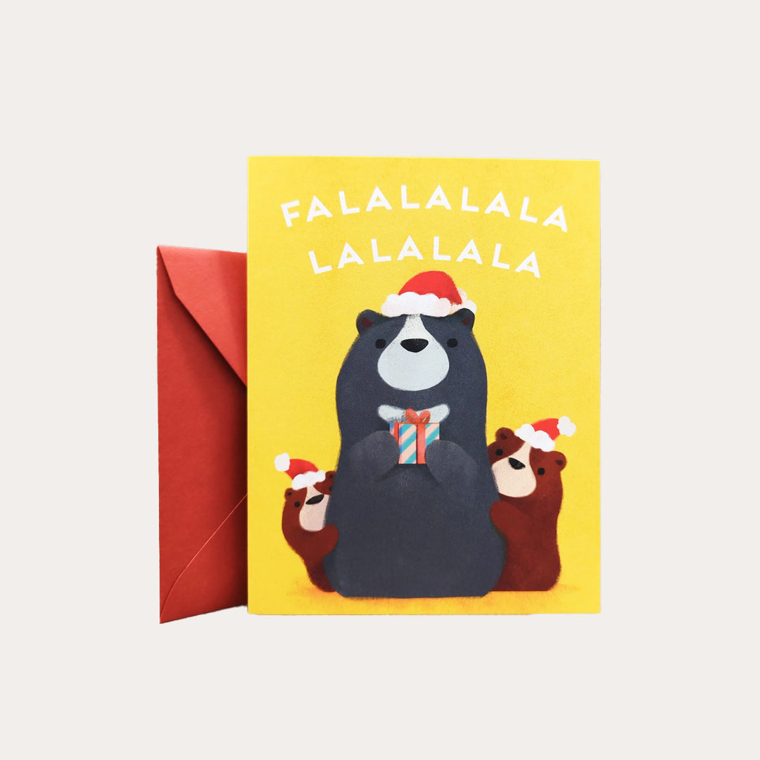 Bear Family Christmas | Greeting Card
