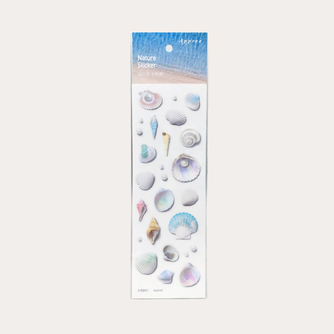 Seashell | Nature Sticker Sheet