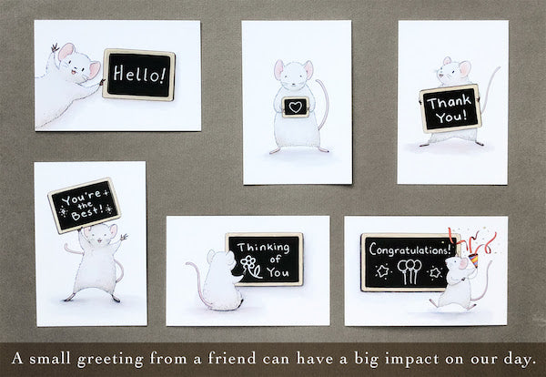 New postcards that deliver the message!