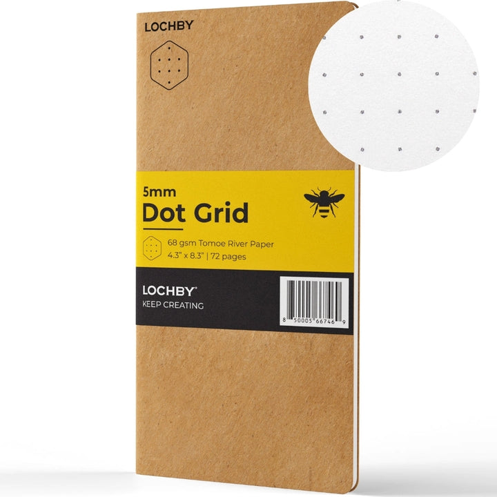 Tomoe River TN Size Stitched-Bind Notebook | Dot Grid