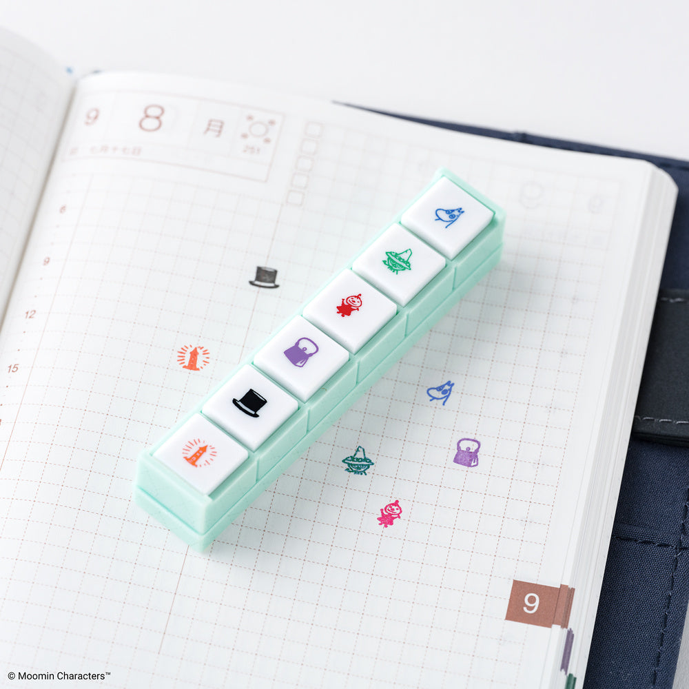 Kodomo no Kao x Hobonichi: Moomin Pochitto6 Push-Button Stamp