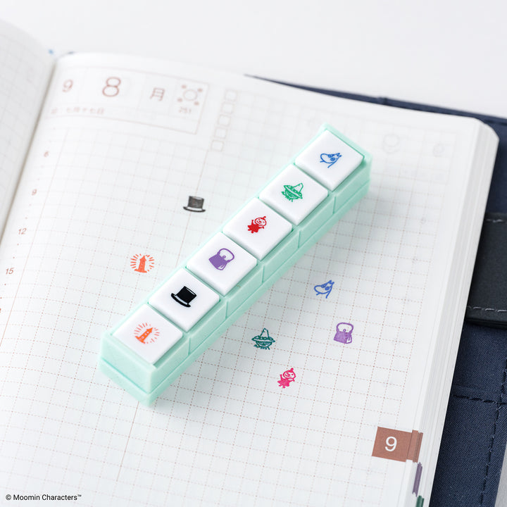 Kodomo no Kao x Hobonichi: Moomin Pochitto6 Push-Button Stamp