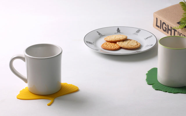 Yellow Ginkgo Coaster