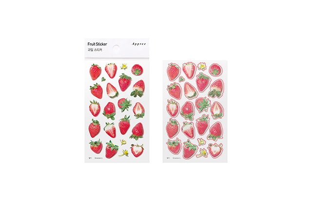 Strawberry Fruit Sticker
