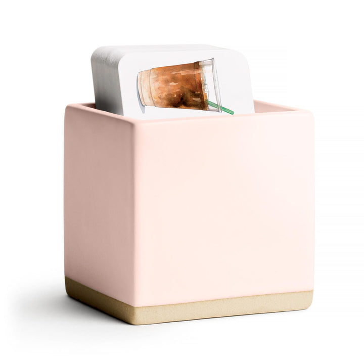 Petal Pink Little Notes Ceramic Holder