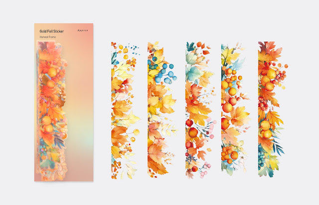 Harvest Frame Gold Foil Sticker