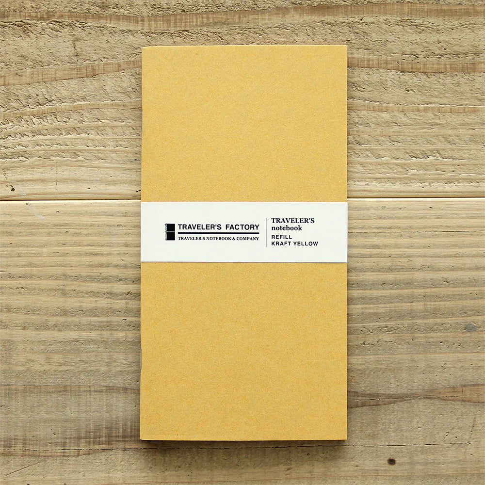 Traveler's Factory Original Refill Kraft Yellow | Regular Size