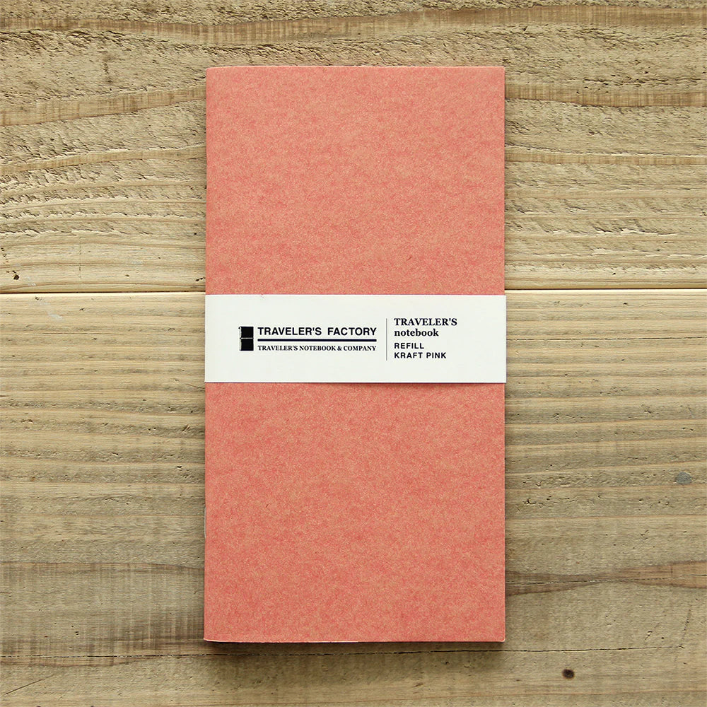 Traveler's Factory Original Refill Kraft Pink | Regular Size