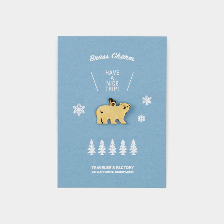 TRAVELER'S FACTORY Little Bear Brass Charm