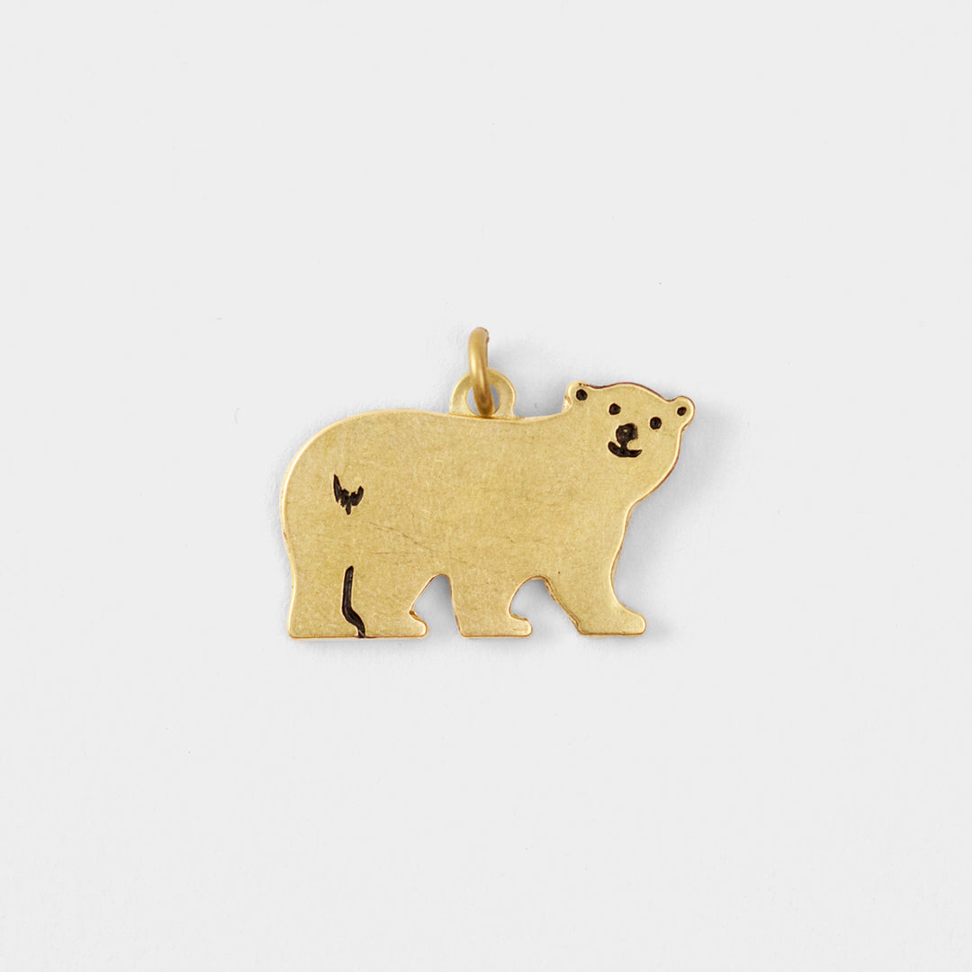 Traveler's Factory Little Bear Brass Charm *